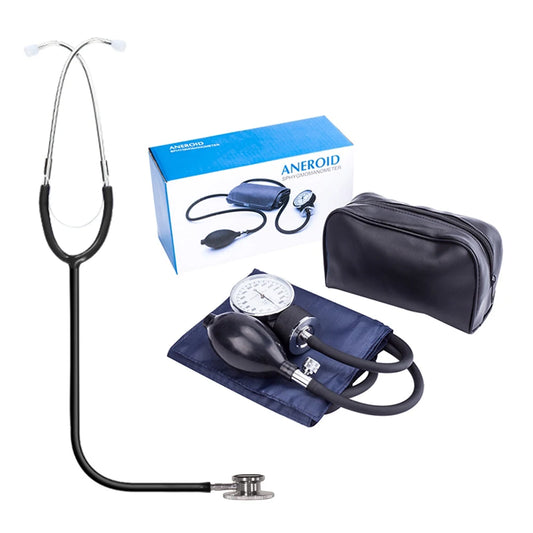 Manual Blood Pressure Monitor Diastolic Sphygmomanometer Double-sided Medical Doctor Stethoscope Sphygmomanometer Cuff Home
