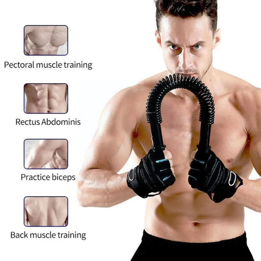 Arm Chest Strength Training Spring Power Twister Bar Adult Office Fitness Exercise Men Tools Hosue Unisex Sport Developer 2 E8O4
