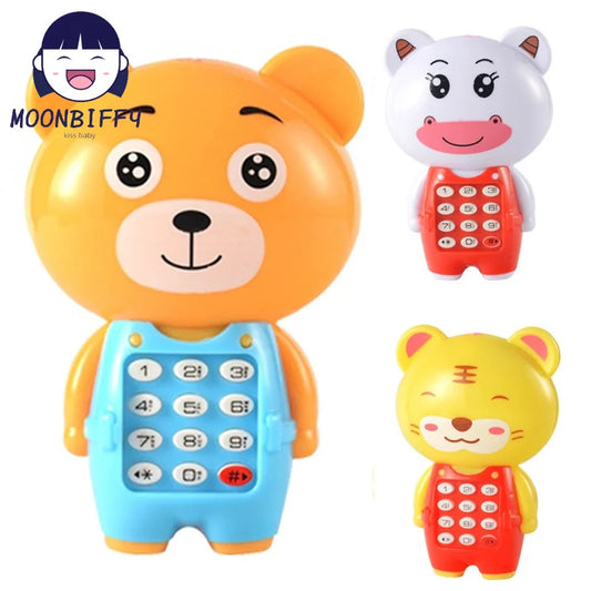1 Pc Toy Phone Electronic Cartoon Mobile Phone Telephone Musical Mini Cute Children Phone Toy Best Gift For Kid Enfant Children