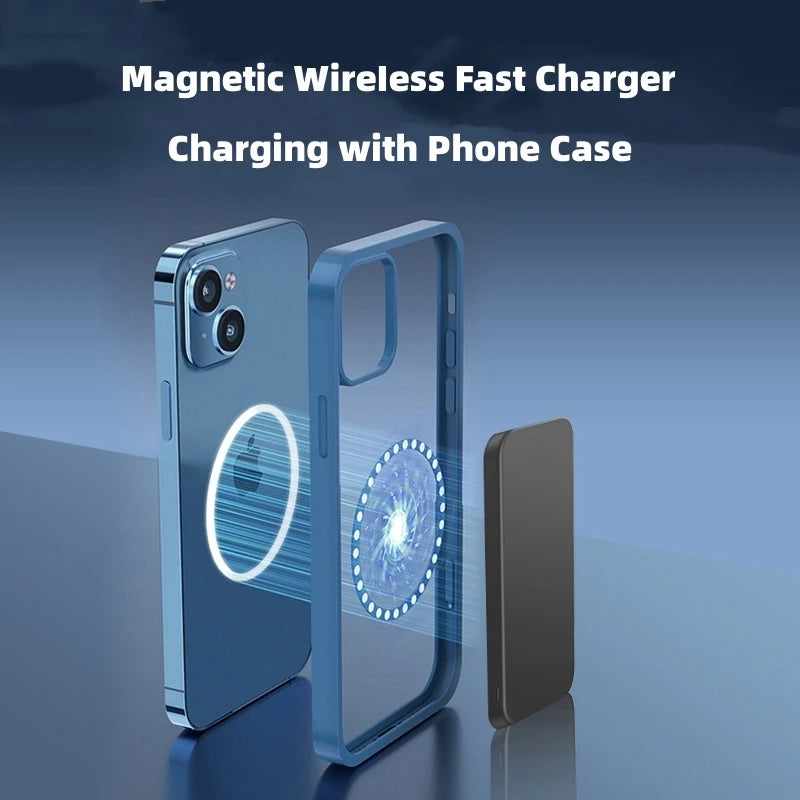 New 10000mAh Macsafe Power Bank 15W Magnetic Wireless Fast Charger For iPhone 12 13 14 15Pro Max