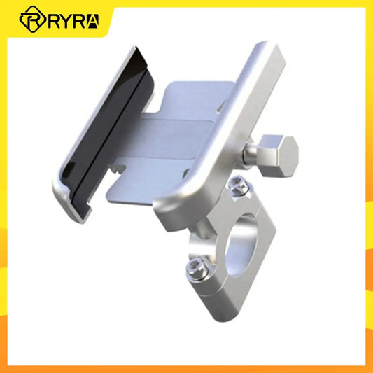 RYRA Bike Mobile Phone Holder 360° Rotation Aluminum Alloy Motorcycle Bicycle Mobile Phone Bracket Bicycle Mount Accessories