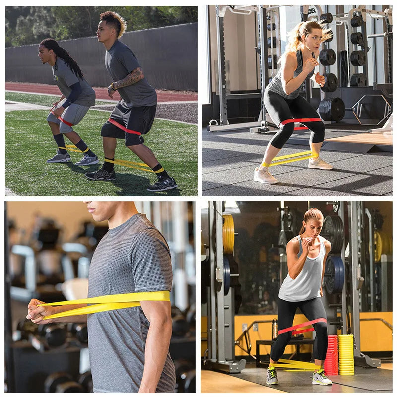 TPE Resistance Bands Fitness Set Rubber Loop Bands Strength Training Workout Expander Yoga Gym Equipment Elastic Rubber Loop